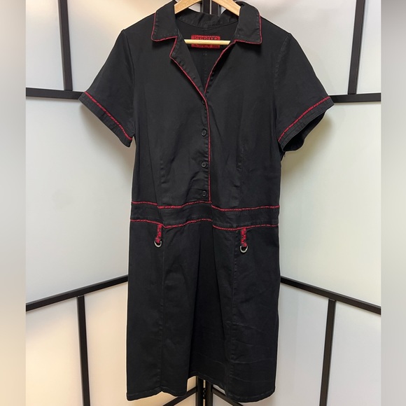 Tripp vintage-y black and red dress - Picture 1 of 8